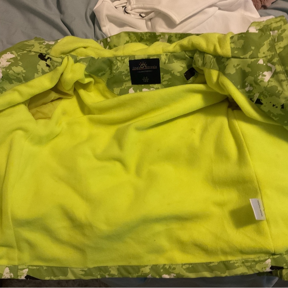Green camo jacket